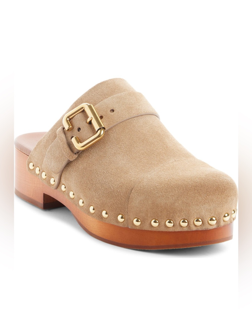 Chloé Women's Jeannette Clogs In Desert Sand Size 38/8 NWB $1,095